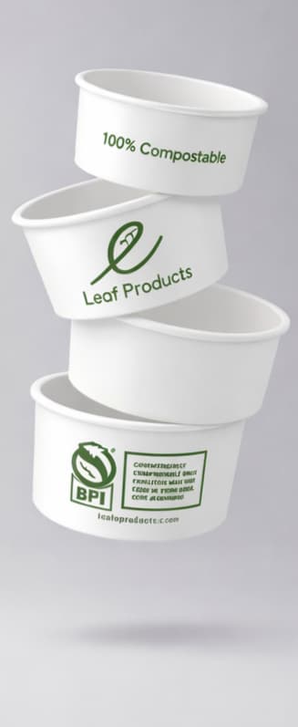 Leafo recyclable foodservice cup